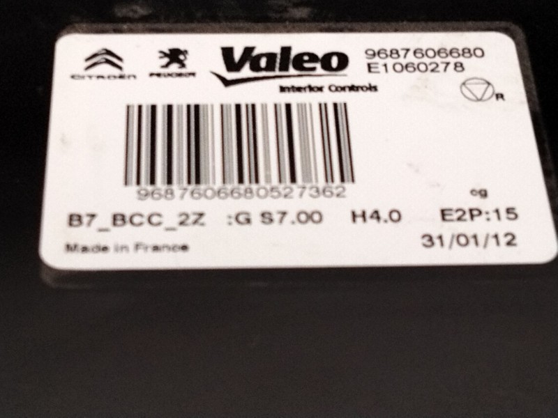 Recambio de modulo electronico para citroën c4 ii (nc_) 1.6 hdi 110 referencia OEM IAM 9687606680  