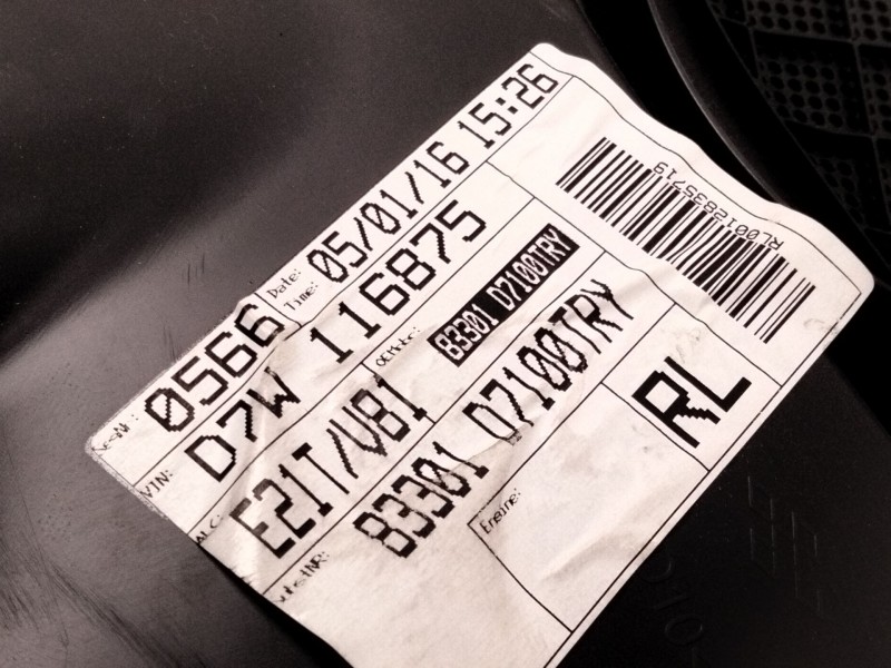 Recambio de guarnecido puerta trasera izquierda para hyundai tucson (tl, tle) 2.0 crdi referencia OEM IAM   