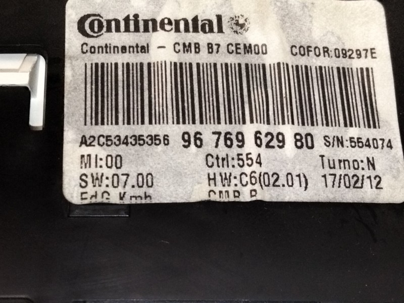 Recambio de cuadro instrumentos para citroën c4 ii (nc_) 1.6 hdi 110 referencia OEM IAM 9676962980  