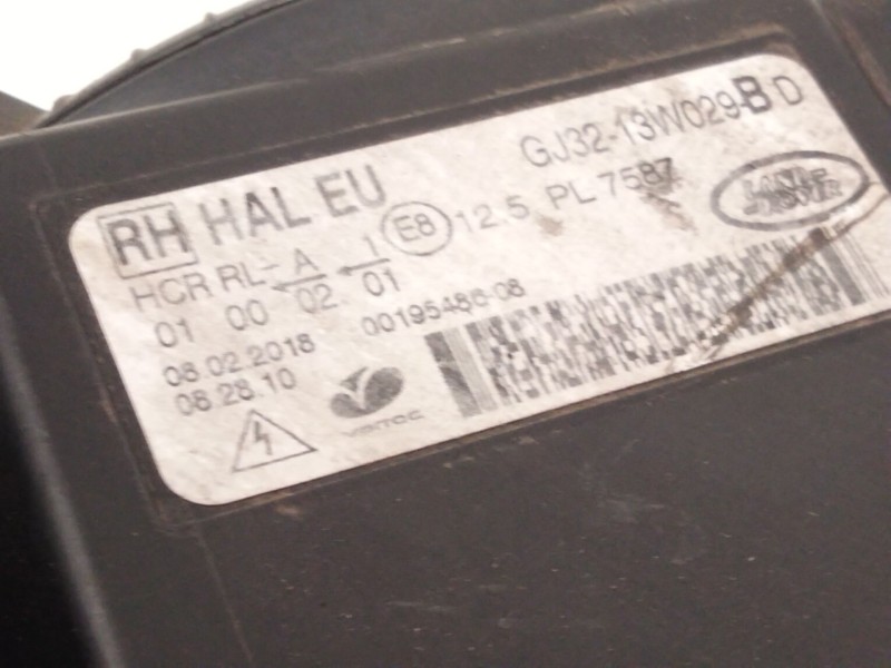 Recambio de faro derecho para land rover evoque 2.0 td4 cat referencia OEM IAM GJ3213W029  