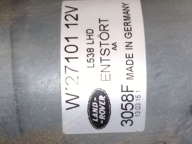 Recambio de motor limpia delantero para land rover evoque 2.0 td4 cat referencia OEM IAM L538LHD  