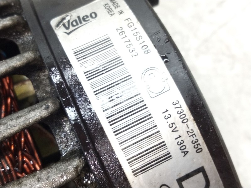 Recambio de alternador para hyundai tucson (tl, tle) 2.0 crdi referencia OEM IAM 373002F350  