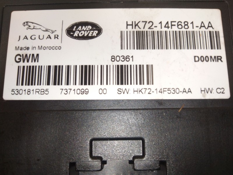 Recambio de modulo electronico para land rover evoque 2.0 td4 cat referencia OEM IAM HK7214G681AA  