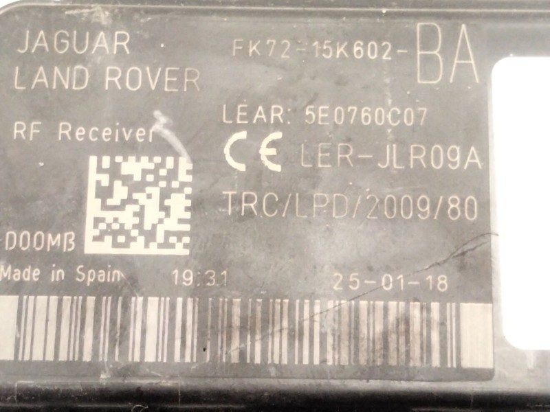 Recambio de amplificador antena para land rover evoque 2.0 td4 cat referencia OEM IAM FK7215K602BA  