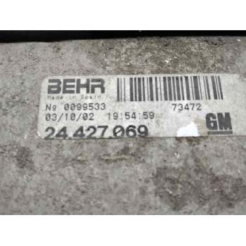 Recambio de intercooler para opel combo (corsa c) familiar referencia OEM IAM 24427069  
