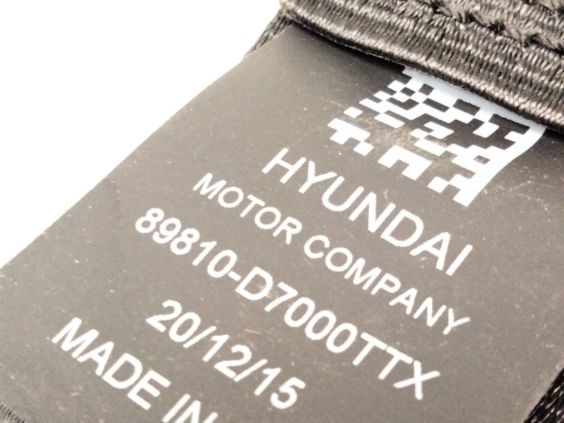 Recambio de cinturon seguridad trasero izquierdo para hyundai tucson (tl, tle) 2.0 crdi referencia OEM IAM 89810D7000  