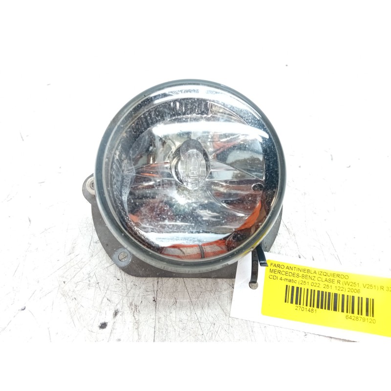 Recambio de faro antiniebla izquierdo para mercedes-benz clase r (w251, v251) r 320 cdi 4-matic (251.022, 251.122) referencia OE
