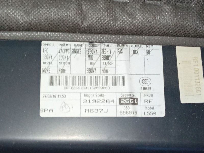 Recambio de guarnecido puerta delantera derecha para land rover discovery sport (l550) 2.0 d referencia OEM IAM FK7223942A  