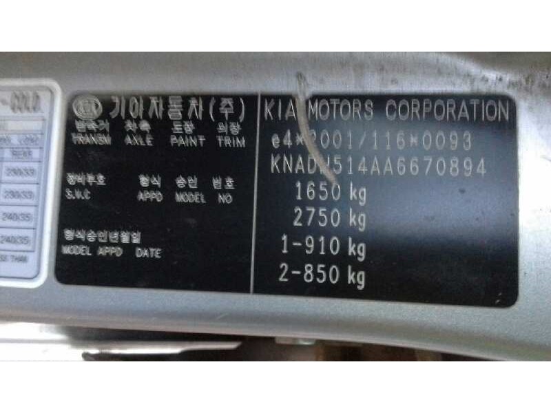 kia rio del año 2010