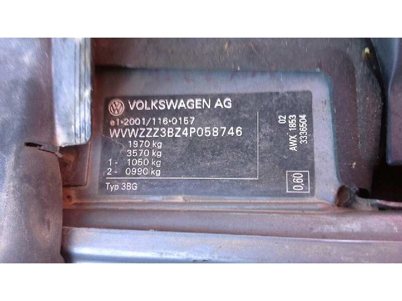 volkswagen passat berlina (3b3) del año 2003