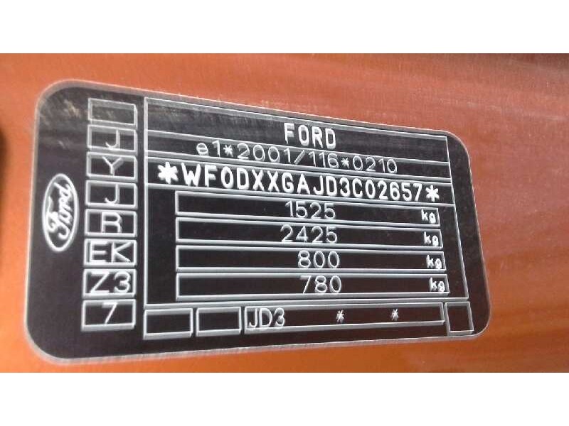 ford fiesta (cbk) del año 2003