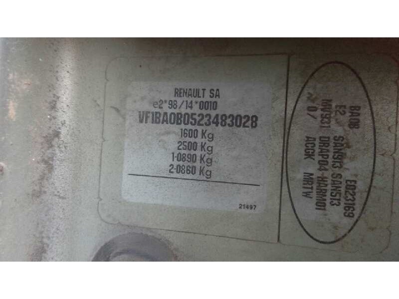 renault megane i fase 2 berlina (ba0) del año 2000