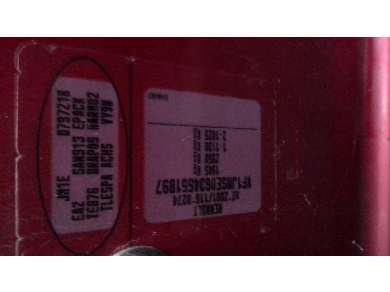 renault scenic ii del año 2005