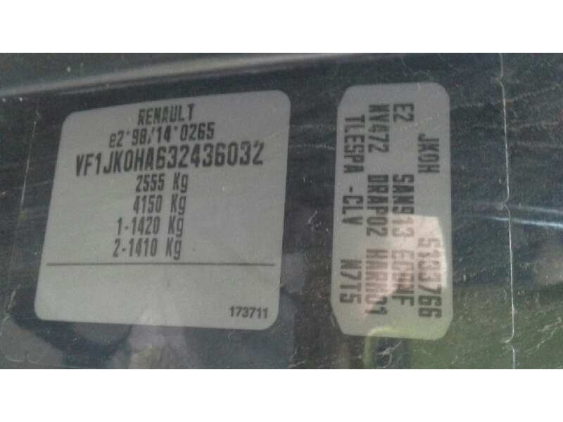 renault espace iv (jk0) del año 2004