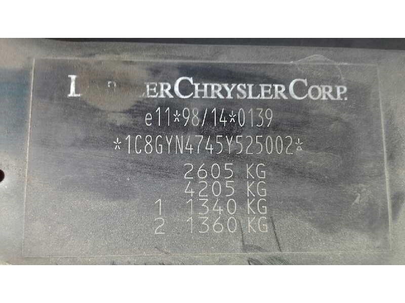 chrysler voyager (rg) del año 2004