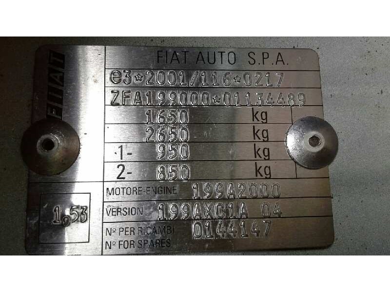 fiat grande punto (199) del año 2006