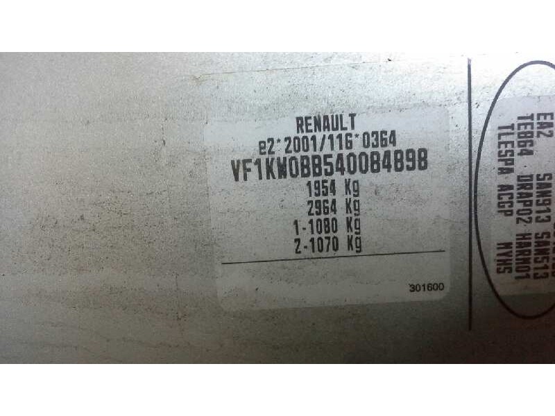 renault kangoo (f/kc0) del año 2009