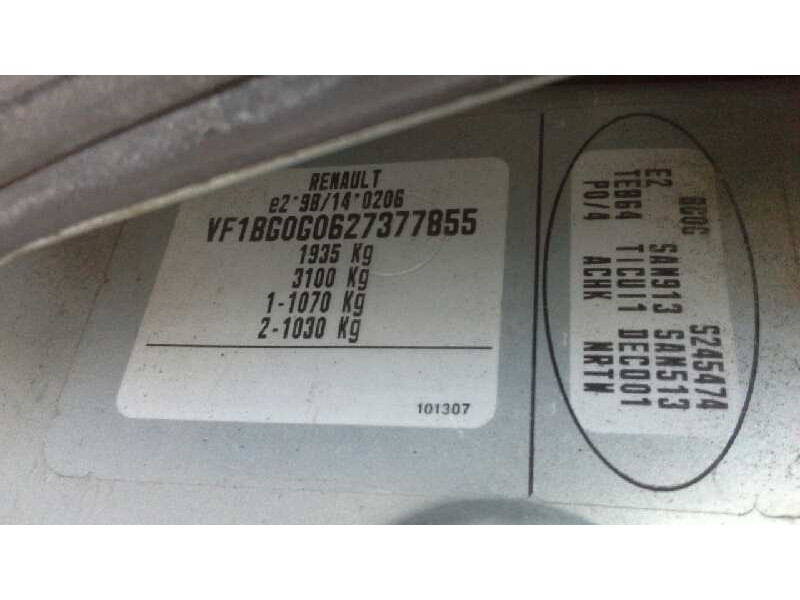 renault laguna ii (bg0) del año 2002