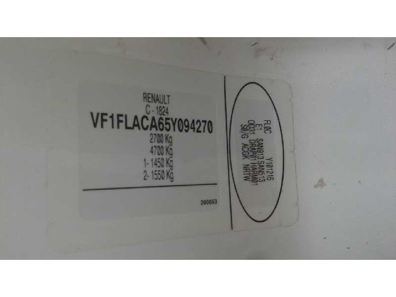 renault trafic caja cerrada (ab 4.01) del año 2005