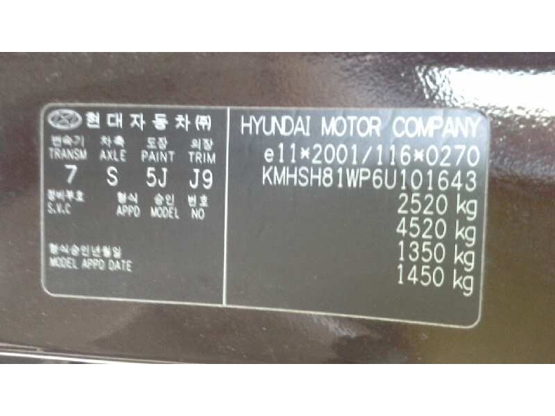 hyundai santa fe (bm) del año 2006