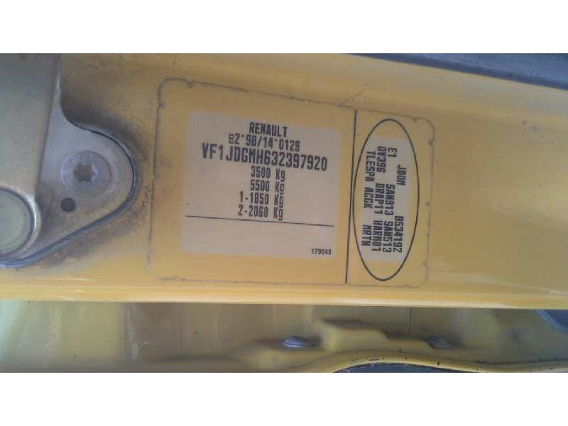 renault master ii phase 2 caja cerrada del año 2004