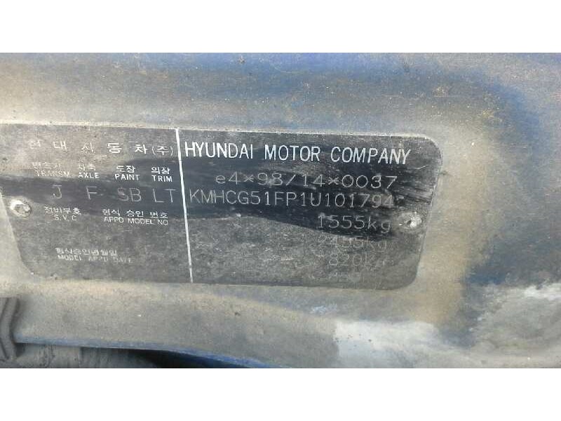 hyundai accent (lc) del año 2002