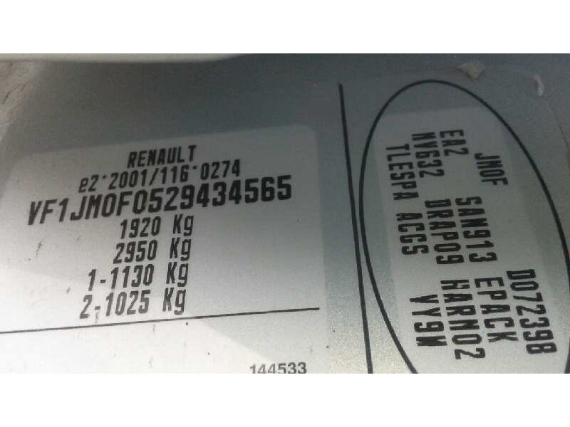 renault scenic ii del año 2003