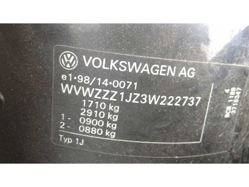 volkswagen golf iv berlina (1j1) del año 2002