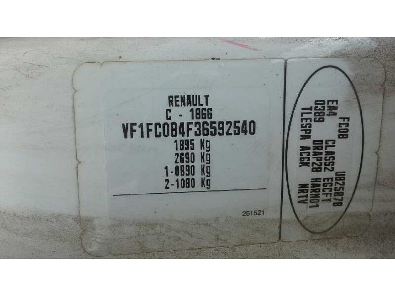 renault kangoo (f/kc0) del año 2007