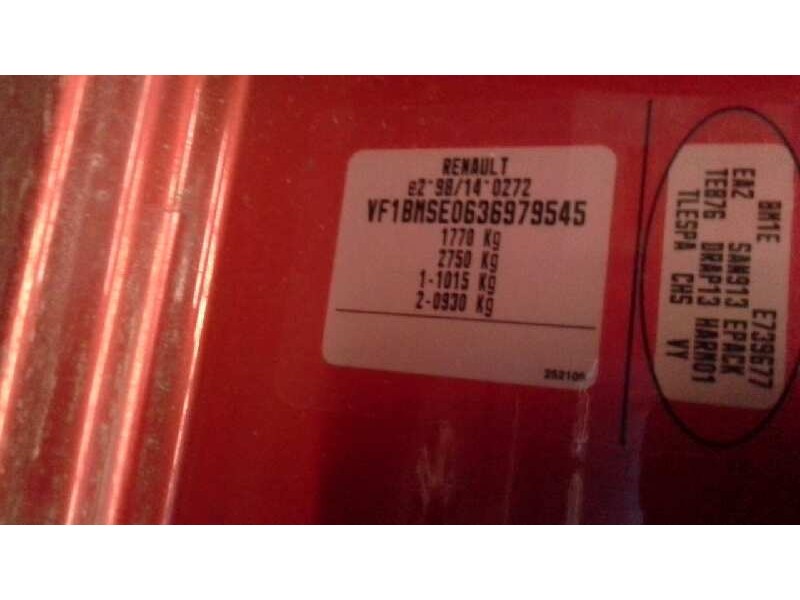 renault megane ii berlina 5p del año 2007