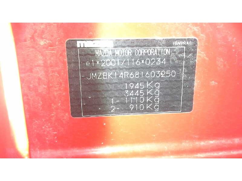 mazda 3 berlina (bk) del año 2009