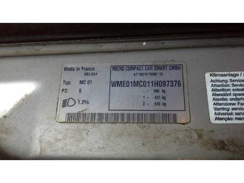 smart coupe del año 2002