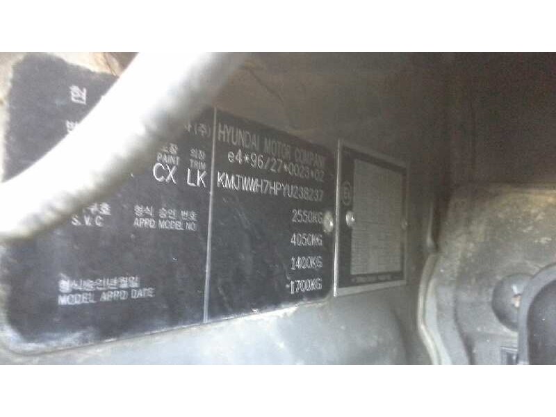 hyundai h 1 del año 2001