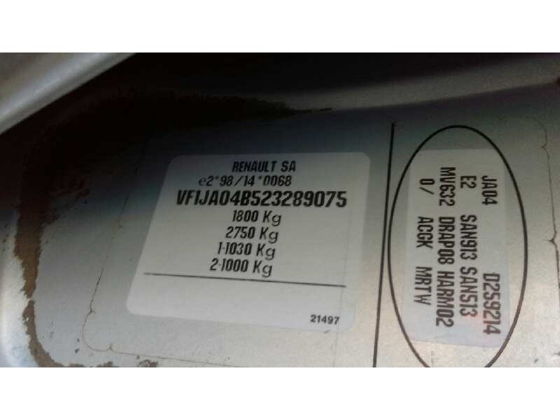 renault megane i scenic (ja0) del año 2000