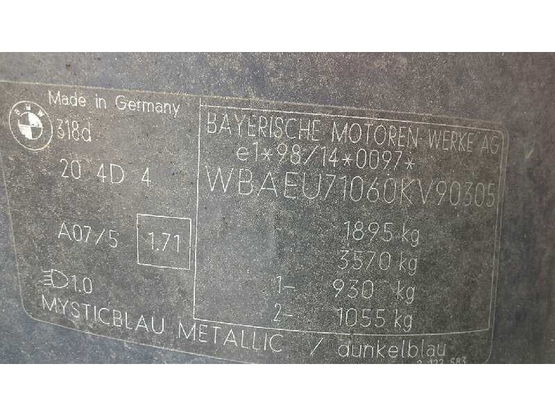 bmw serie 3 berlina (e46) del año 2004