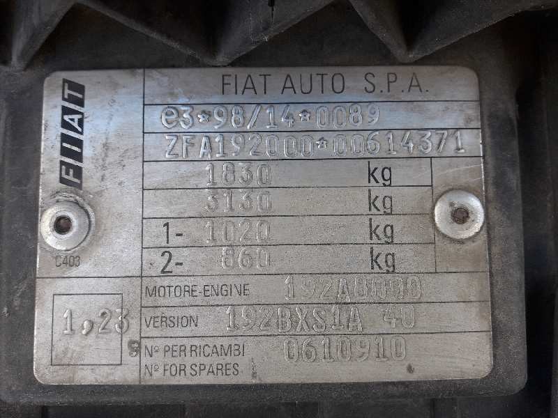 fiat stilo (192) del año 2006