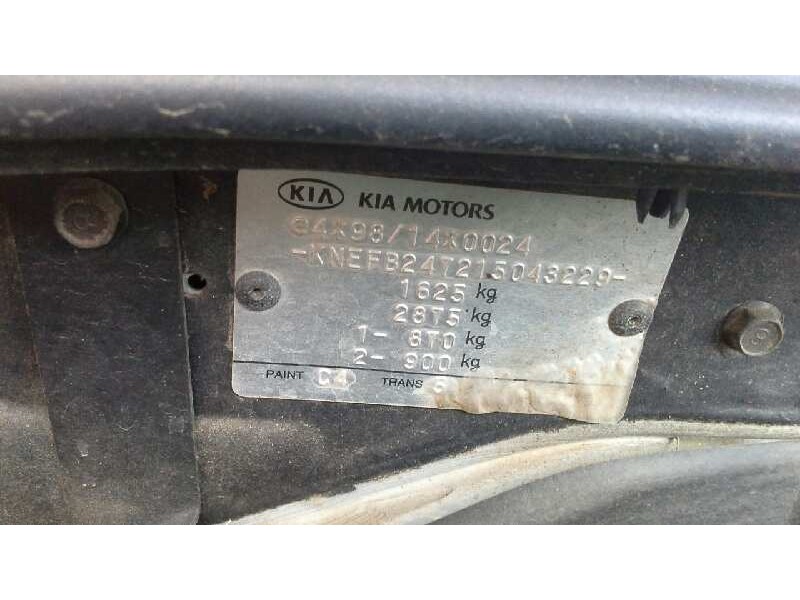 kia shuma ii del año 2001