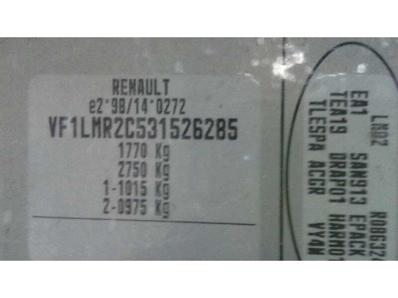 renault megane ii classic berlina del año 2004