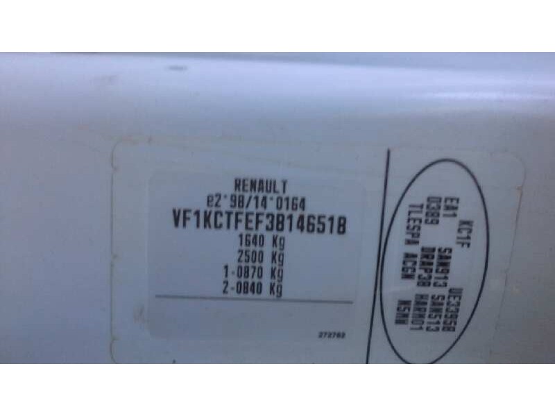 renault kangoo (f/kc0) del año 2007