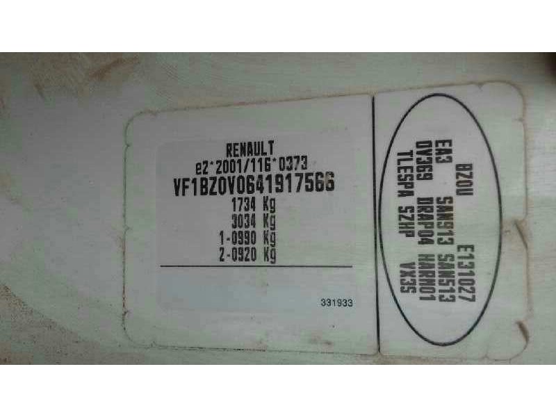 renault megane iii berlina 5 p del año 2009