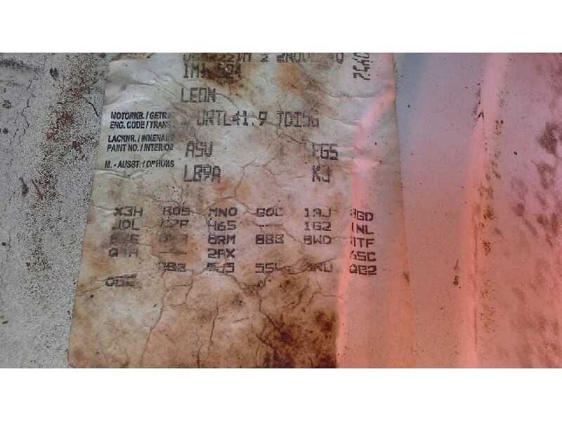 seat leon (1m1) del año 2003