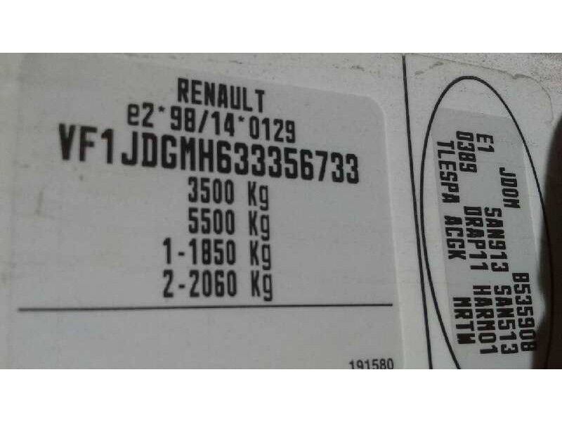 renault master ii phase 2 caja cerrada del año 2005