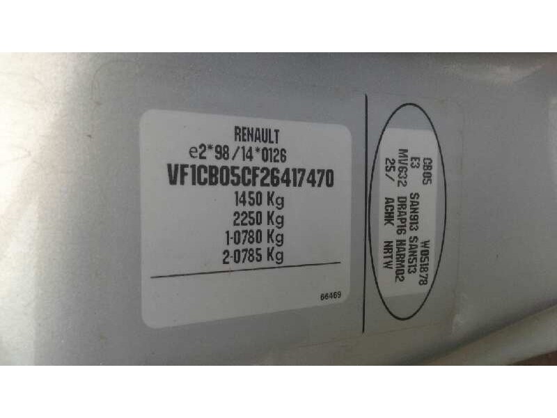 renault clio ii fase ii (b/cb0) del año 2002