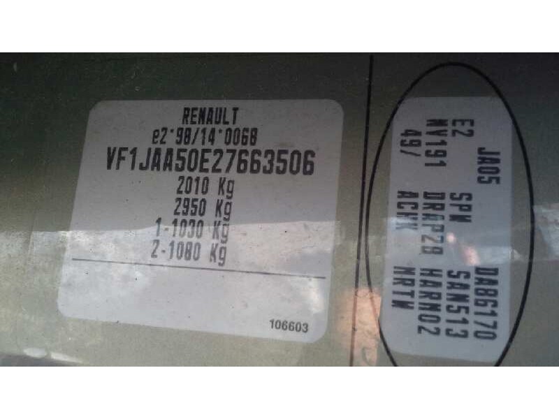 renault scenic rx4 (ja0) del año 2002