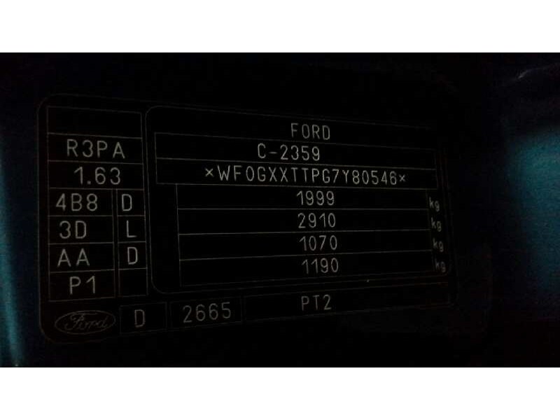 ford transit connect (tc7) del año 2007