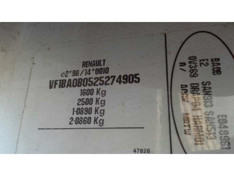 renault megane i fase 2 berlina (ba0) del año 2001