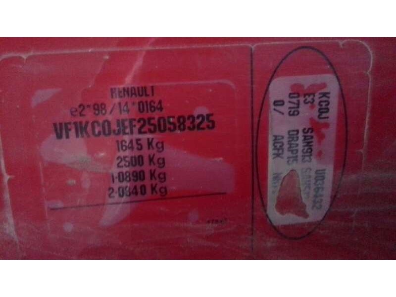 renault kangoo (f/kc0) del año 2001