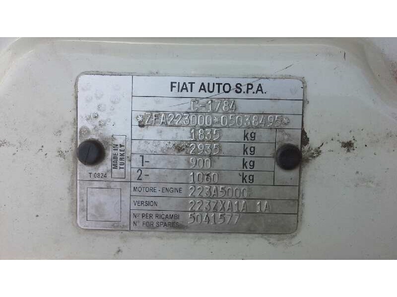 fiat doblo cargo (223) del año 2001