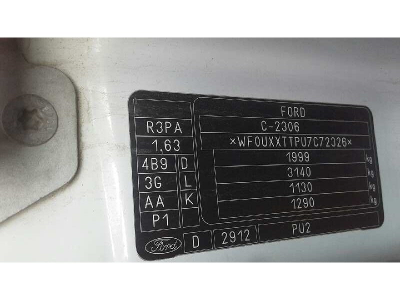 ford transit connect (tc7) del año 2007