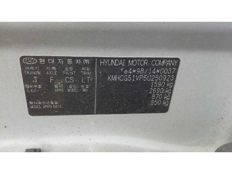 hyundai accent (lc) del año 2005